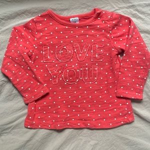 ❤️White Polka Dot I Love You Shirt❤️